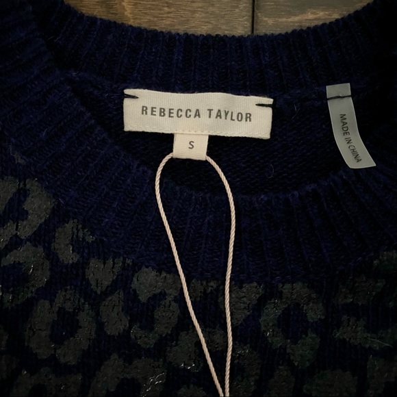 Rebecca Taylor Print Sweater - Picture 3 of 6